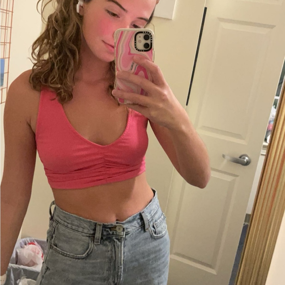 Zara Pink Crop Top